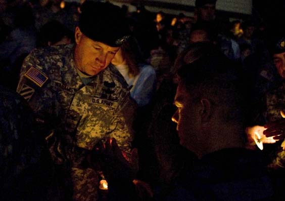 Candle light vigil